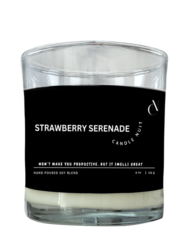 strawberry serenade candle