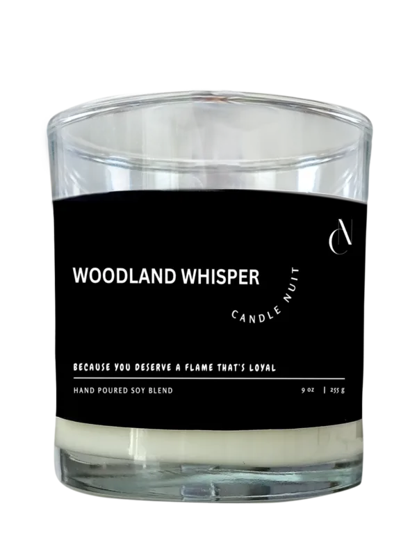 woodland whisper scented candle