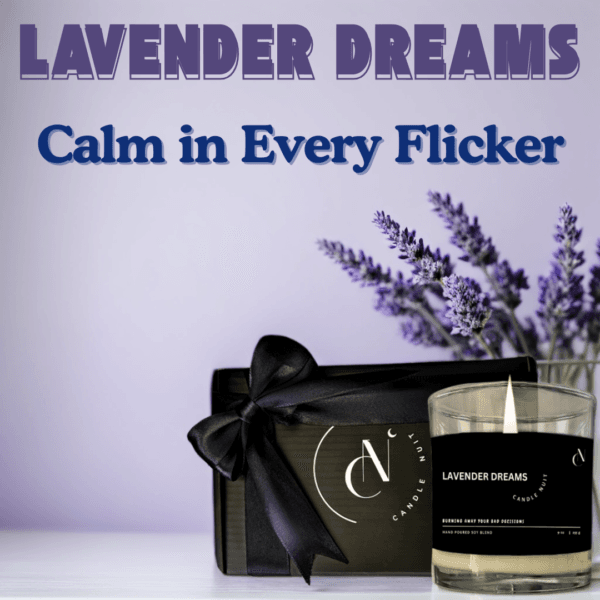 lavender scented candle