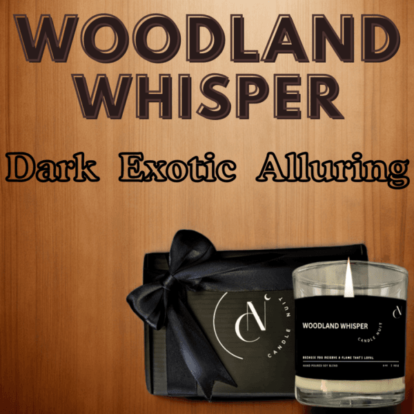 woodland whisper scented candle