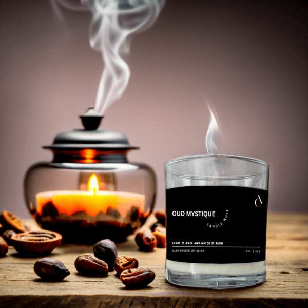 oud scented candle